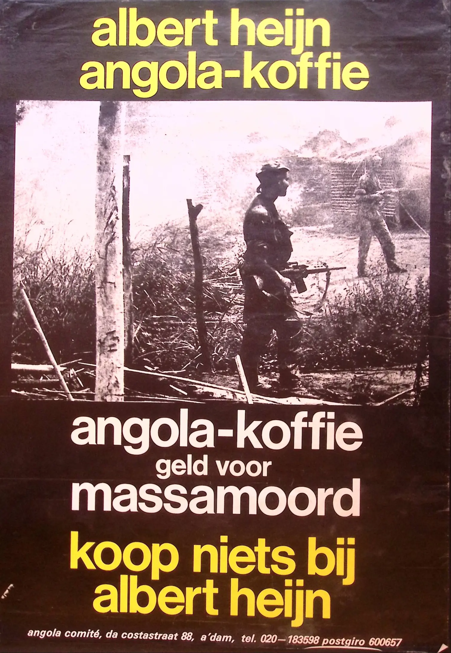 Aanplakbiljetten over albert heijn